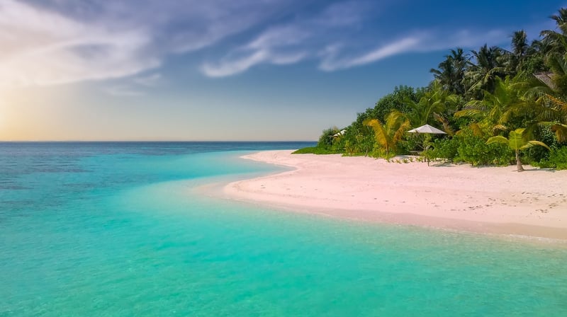 Exotic beach destination